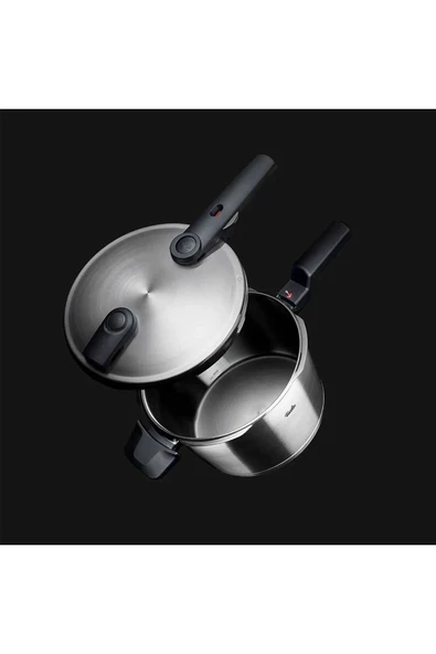 Fissler Vitaquick Premium 6 Litre Düdüklü Tencere + Tava Set - 5
