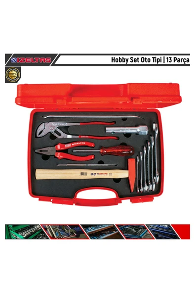 İzeltaş Hobby Set Oto Tıpi | 13 Parça
