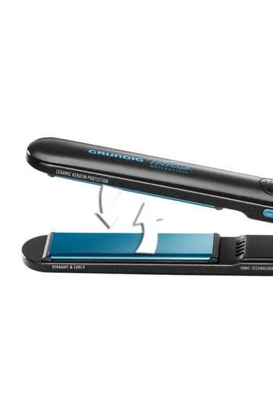 Grundig Hs 5330 Seramik Keratin Kaplama Iyonik Fonksiyonlu Saç Düzleştirici - 5