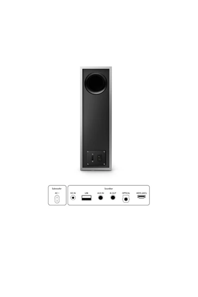 Philips Ultra Premium Kablosuz Subwoofer'lı Soundbar 2.1  140W Güç - 3