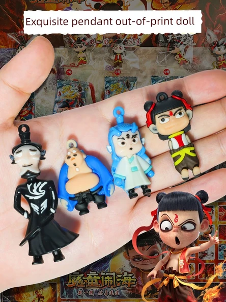 Nezha Müzik Kayıp Kutusu Oyuncak - 40 Delik Tam Yumuşak Yapıştırıcı Sanrio Dört Büyük Kolye Gönderir - 7