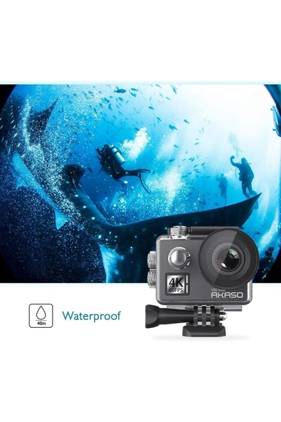 AKASO V50 Elite 4K60fps Aksiyon Kamerası  EIS ve Su Geçirmez - 3