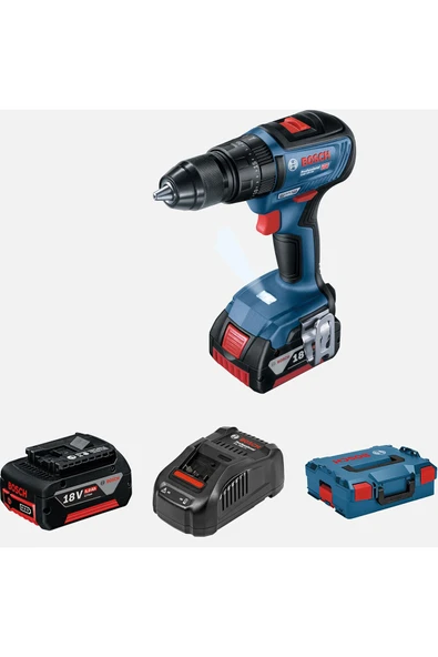 Bosch GSB 18V-50 2 x 5.0 Ah. Darbeli Akülü Vidalama