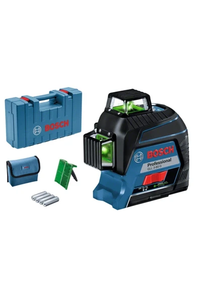 Bosch Gll 3-80 G 360 Düzlemsel Hizalama Lazeri - Lazer Metre