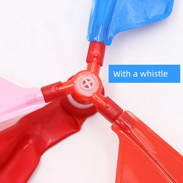 Balon Helikopter Oyuncak - 5 [İşaret/Uçuş] Pompa ile - Resim 4