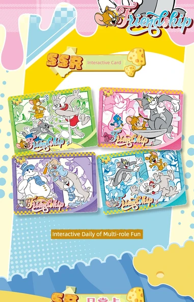 Tom ve Jerry Eğlenceli Kart Oyunu - 1. Bomb - 10 Paket Eğlence Paketi - 11