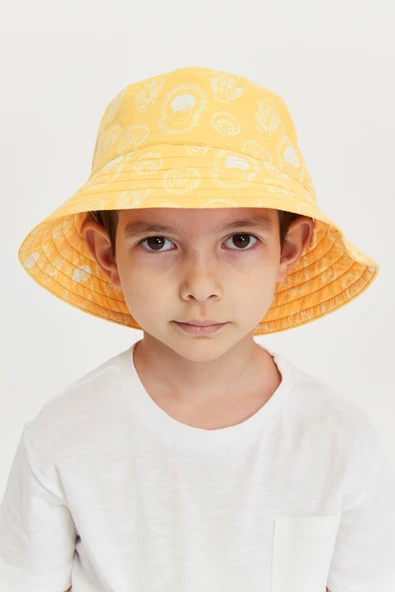 Erkek Çocuk Desenli Bucket Şapka 7007 - 9