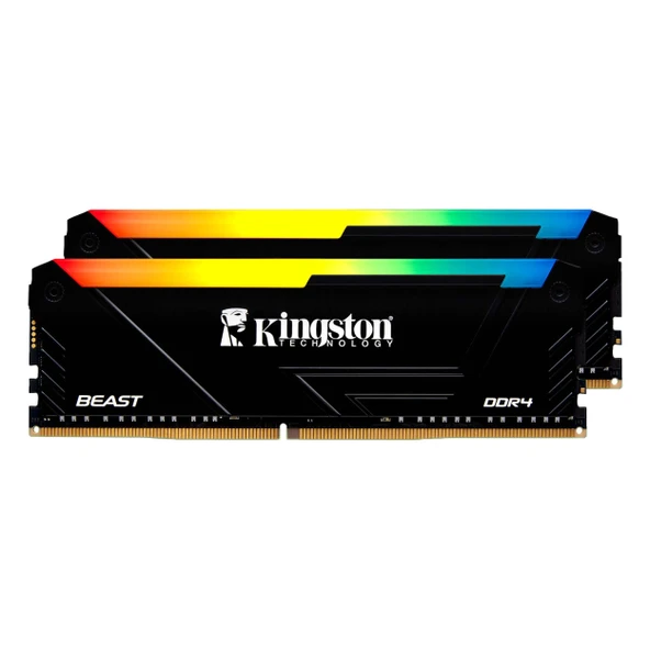 Kingston Beast RGB KF436C18BB2AK2/32TR 32GB (2x16GB) DDR4 3600MHz CL18 Masaüstü Bellek