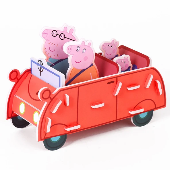 Peppa Pig 3D Bulmaca - Yatak Odası, Çalışma Odası, Oturma Odası, Mutfak - 5