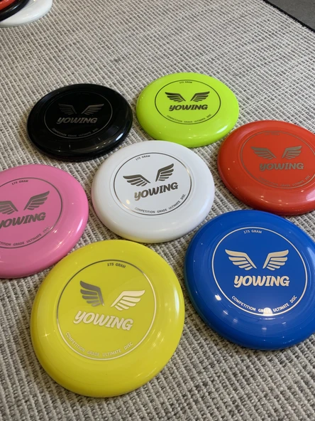 Uçuş Desenli Frisbee - Kırmızı