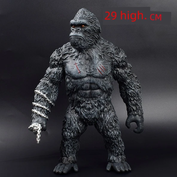 King Kong Vs Godzilla Aksiyon Figürü - Orta Boy Çift (4 değil) 16cm (bir King Kong + bir Godzilla) - 5