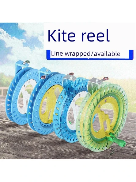 El Tipi Uçurtma İpi Sarma Aracı - 18cm Renkli El ile Sarma - 300m - 2