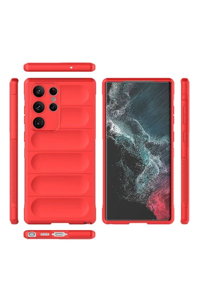 Coverzone Galaxy S23 Ultra İle Uyumlu Kılıf TPU Oyuklu Arka Yüzey Z-Etnik Esnek O-tto Prime - Resim 3