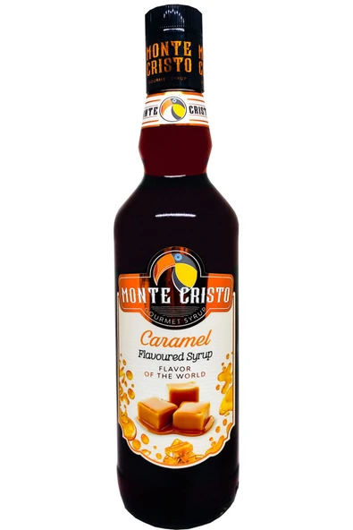 Monte Cristo Karamel Aromalı Kokteyl & Kahve Şurup 70cl Cam Şişe