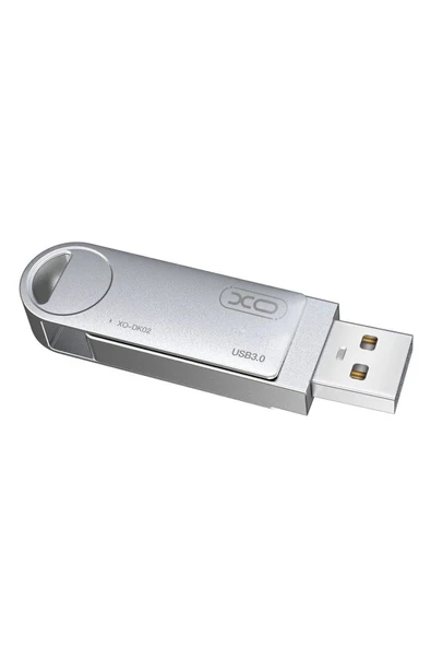 Xo -DK02 128 GB Metal Gövdeli Koruyucu Tasarım USB Bellek Flash Disk - 2