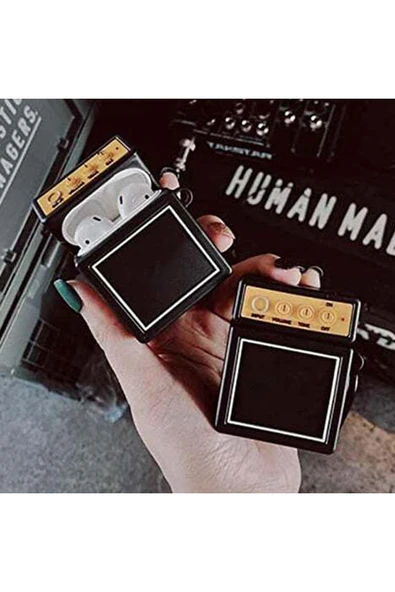 Coverzone AirPods ile uyumlu 4.Nesil True Wireless Earbuds Sert Kulaklık Soft Dokunuş Karakter Görünüm Kılıf ürün görseli