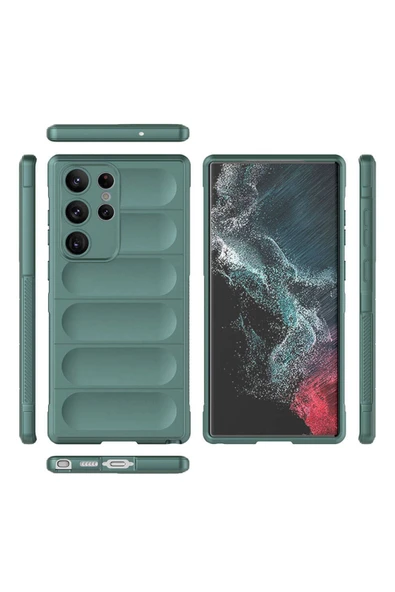 Coverzone Galaxy S23 Ultra İle Uyumlu Kılıf TPU Oyuklu Arka Yüzey Z-Etnik Esnek O-tto Prime - Resim 3