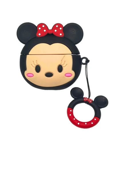 Coverzone AirPods ile uyumlu 4.Nesil True Wireless Earbuds Sert Kulaklık Soft Dokunuş Karakter Görünüm Kılıf ürün görseli