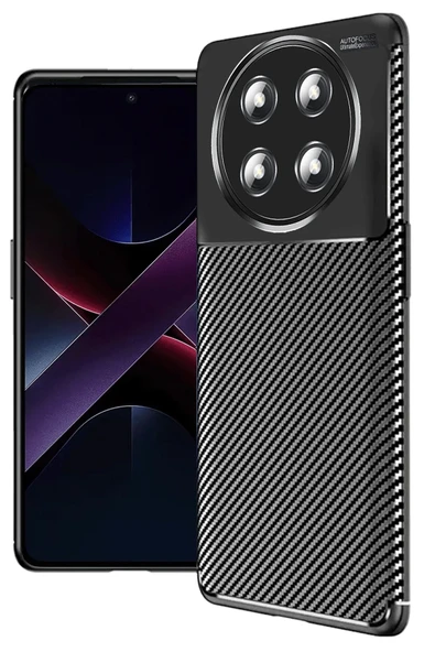 Coverzone Honor Magic 7 Lite ile Uyumlu Silikon Kılıf TPU Negro Silikon Slim Fit Kılıf Karbon Delux Kılıf ürün görseli 1