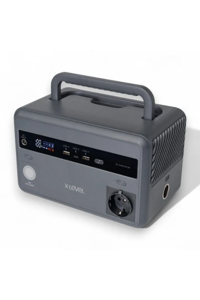 X-Level 93600mAh Taşınabilir Güç İstasyonu,299Wh,300W Saf Sinüs,LiFePO4,5 Çıkış Portu,Led Lamba XPS1001 - 1