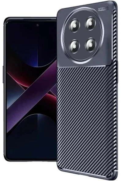 Coverzone Honor Magic 7 Lite ile Uyumlu Silikon Kılıf TPU Negro Silikon Slim Fit Kılıf Karbon Delux Kılıf ürün görseli