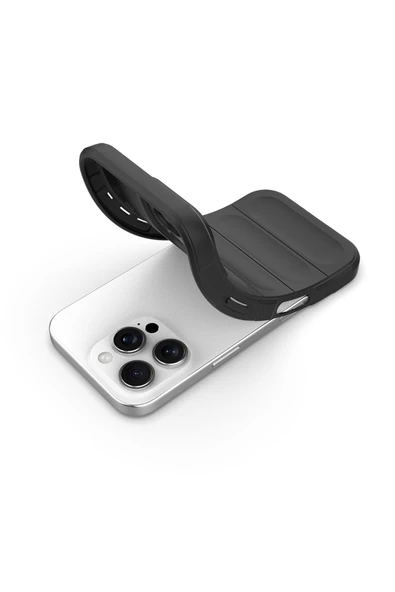 Coverzone iPhone 16 Pro İle Uyumlu Kılıf TPU Oyuklu Arka Yüzey Z-Etnik Esnek iPhone O-tto Prime - Resim 2