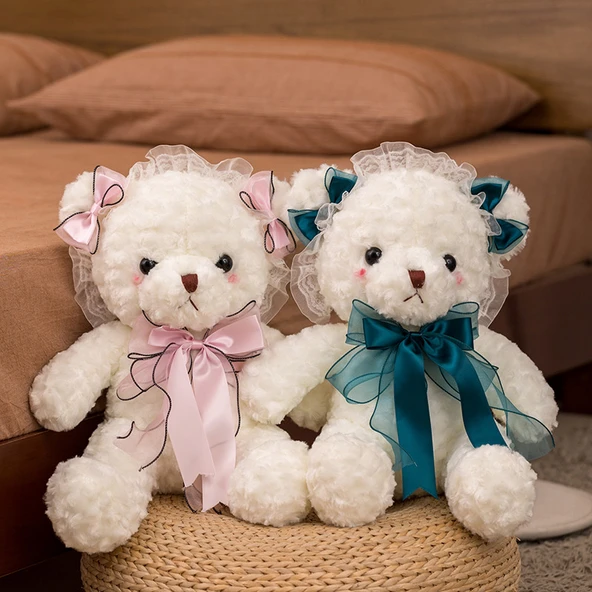Lolita Peluş Ayı - Pembe - 40cm - 5