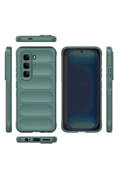 Coverzone İnfinix Hot 50i 4G İle Uyumlu Kılıf TPU Oyuklu Arka Yüzey Z-Etnik Esnek O-tto Prime - Resim 2