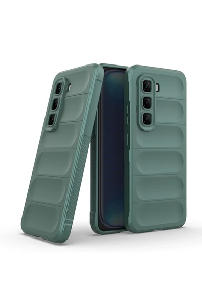 Coverzone İnfinix Hot 50i 4G İle Uyumlu Kılıf TPU Oyuklu Arka Yüzey Z-Etnik Esnek O-tto Prime - Resim 3