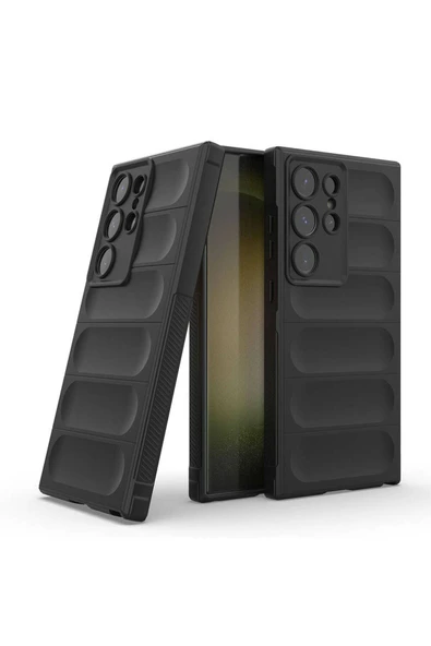 Coverzone Galaxy S24 Ultra İle Uyumlu Kılıf TPU Oyuklu Arka Yüzey Z-Etnik Esnek O-tto Prime - Resim 5