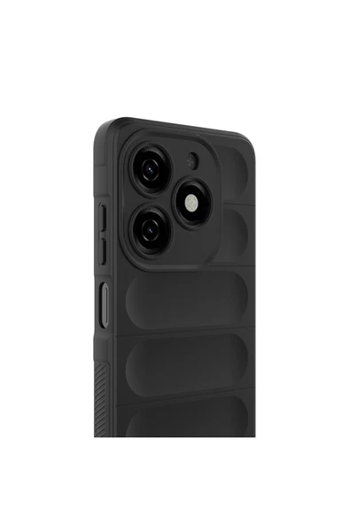 Coverzone Tecno Spark 20C İle Uyumlu Kılıf TPU Oyuklu Arka Yüzey Z-Etnik Esnek O-tto Prime - Resim 2