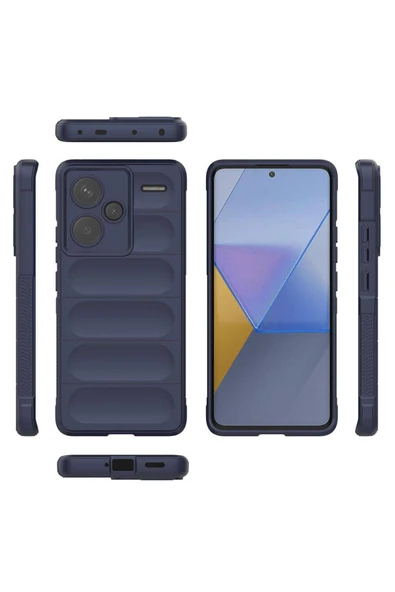 Coverzone Xiaomi Redmi Note 13 Pro Plus İle Uyumlu Kılıf TPU Oyuklu Arka Yüzey Z-Etnik Esnek O-tto Prime - Resim 5