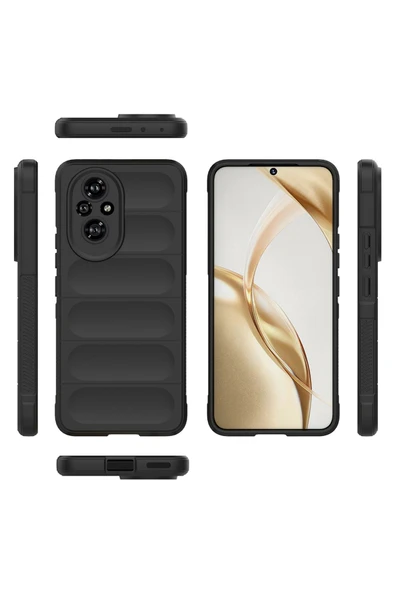 Coverzone Honor 200 İle Uyumlu Kılıf TPU Oyuklu Arka Yüzey Z-Etnik Esnek O-tto Prime - Resim 3