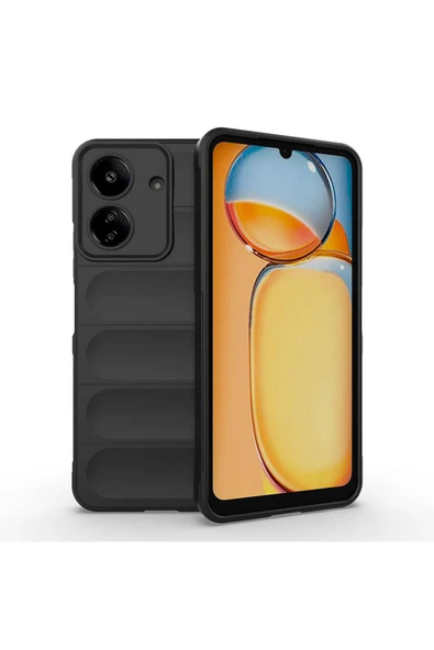 Coverzone Xiaomi Redmi 13C İle Uyumlu Kılıf TPU Oyuklu Arka Yüzey Z-Etnik Esnek O-tto Prime ürün görseli