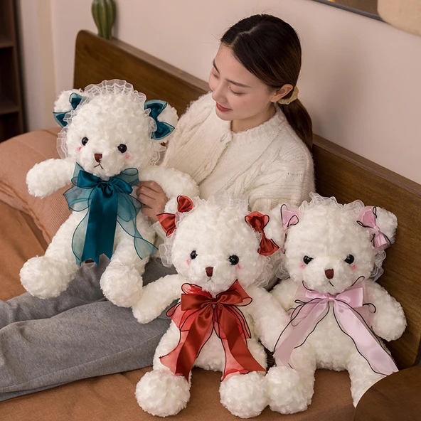 Lolita Peluş Ayı - Açık Yeşil - 30cm - 3