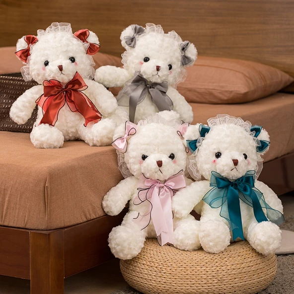 Lolita Peluş Ayı - Açık Yeşil - 30cm - 4