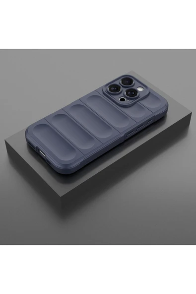 Coverzone iPhone 16 Pro İle Uyumlu Kılıf TPU Oyuklu Arka Yüzey Z-Etnik Esnek iPhone O-tto Prime - Resim 4