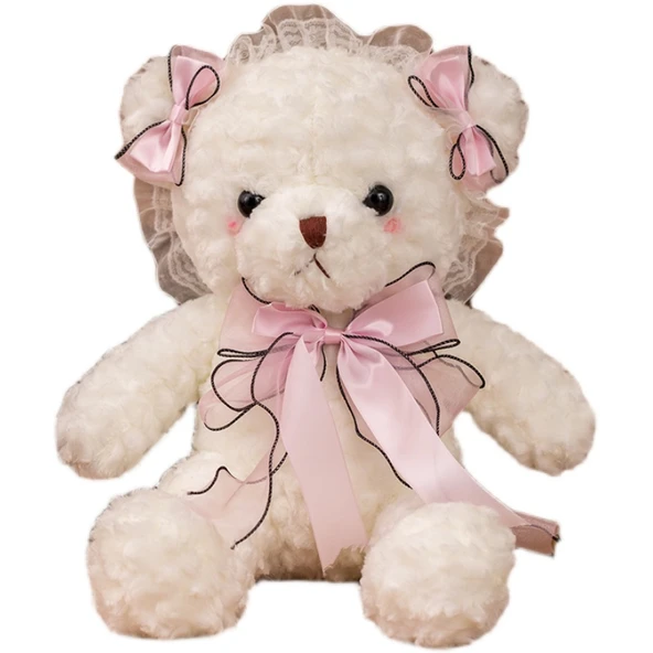 Lolita Peluş Ayı - Gökyüzü Mavisi - 30cm - 6