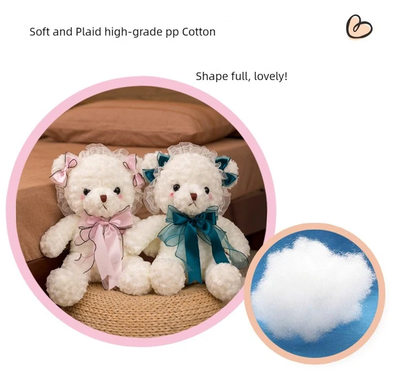 Lolita Peluş Ayı - Açık Yeşil - 30cm - 10