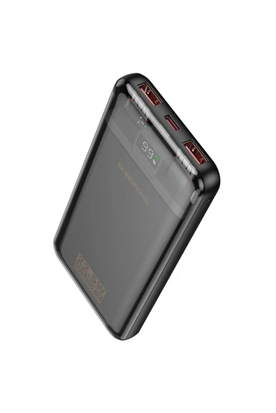 Borofone 10000mAh 22.5W + PD20W Fully Compatible Powerbank iPhone ile Uyumlu Şarj Seviyesi Led Gösterli BJ52 ürün görseli