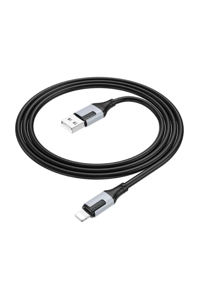 Borofone İphone Ile Uyumlu 2.4a Şarj Ve Data Kablo Usb To Lightning - 1 Metre - Bx101 - Resim 2
