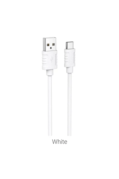 Borofone iPhone ile Uyumlu 3.0A Şarj ve Data Kablo USB to Type-C - 1 Metre - BX52 - Resim 2