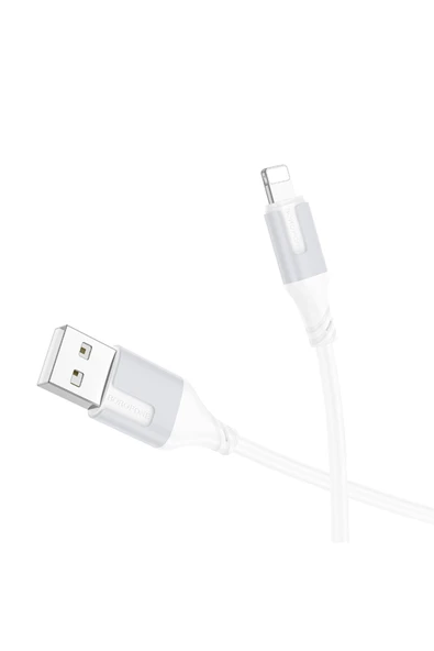 Borofone İphone Ile Uyumlu 2.4a Şarj Ve Data Kablo Usb To Lightning - 1 Metre - Bx101 - Resim 2