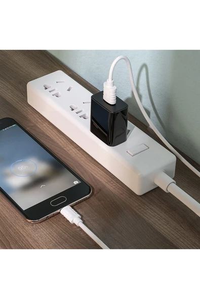 Borofone Android ile Uyumlu 2.4A Şarj ve Data Kablo USB to Mikro USB - 1 Metre - BX52 - Resim 3