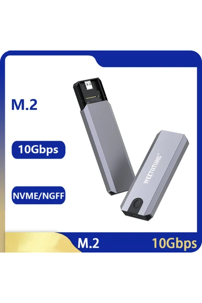 Coverzone M2 SSD Harici Okuyucu ve Yazıcı 10 Gbps Type-C Harici Bellek Kart Okuyucu NVME - NGFF ZR965 Optimus - Resim 3