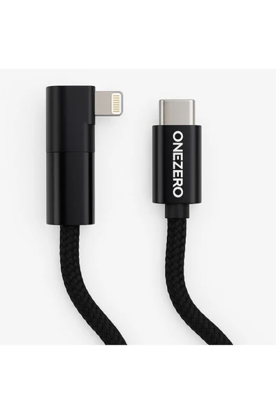 Coverzone 2in1 iPhone ile Uyumlu Data ve Şarj Kablo, Type-C to Type-C Lightning Kablo, 120 cm Uzunluk ZR50 - Resim 2