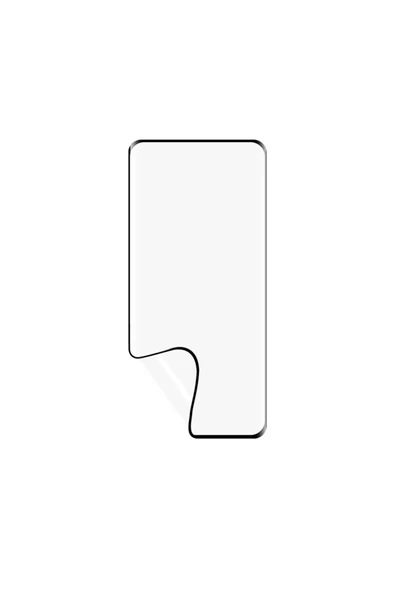 Coverzone Honor Magic 7 Lite ile uyumlu Süper Pet Ekran Koruyucu Siyah Jelatin Pet Ekran Koruma - Resim 4