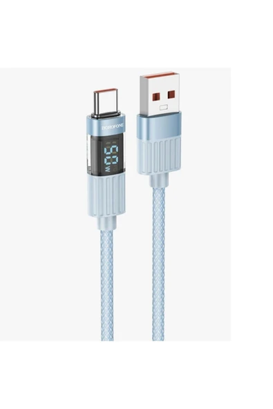 Borofone iPhone ile Uyumlu 5.0A Şarj ve Data Kablo USB to Type-C - 1.2 Metre - BU46 ürün görseli