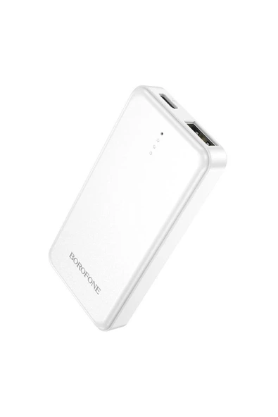 Borofone 2500mAh Powerbank iPhone ile Uyumlu Şarj Seviyesi Led Gösterli Kompak Tasarım Güç Bankası BJ48