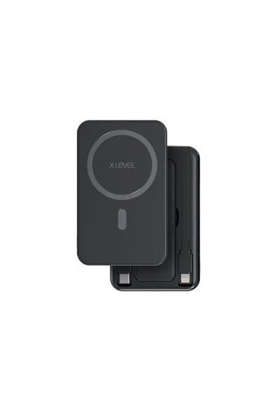 X-Level X-powermagduo 15w Magsafe Özellikli Pd 20w 10000 Mah Taşınabilir Şarj Aleti Çift Kablo Powerbank - 2